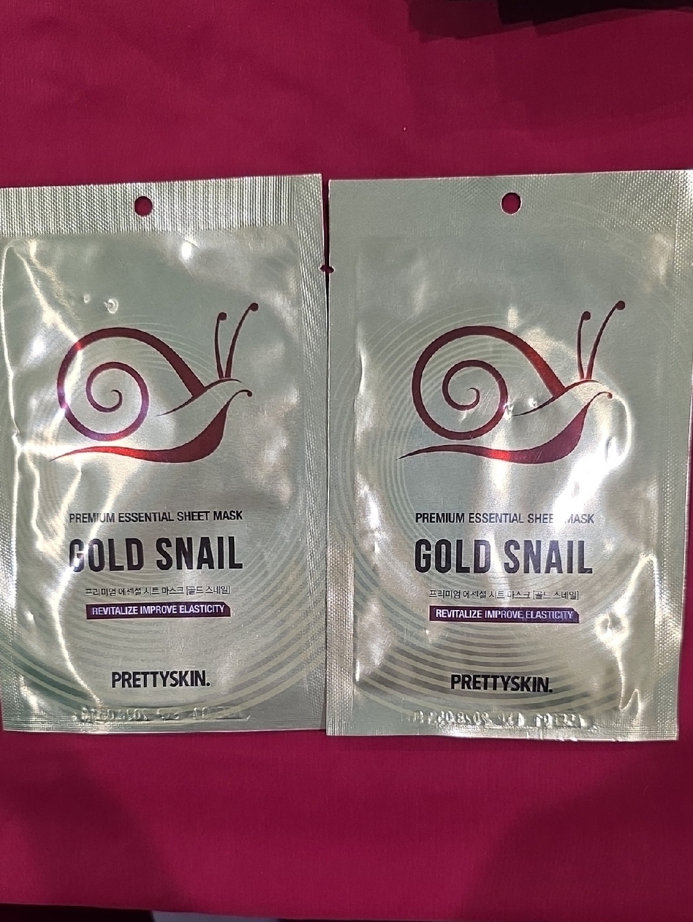 Gold Snail Premium Sheet Mask